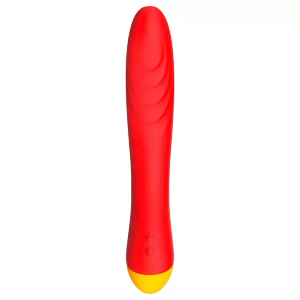 ROMP Hype - vibrador ponto G à prova d'água - silicone laranja