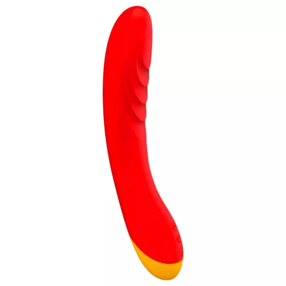 ROMP Hype - vibrador ponto G à prova d'água - silicone laranja