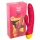 ROMP Jazz - vibrador ponto G com estimulador clitoriano à prova d'água - rosa