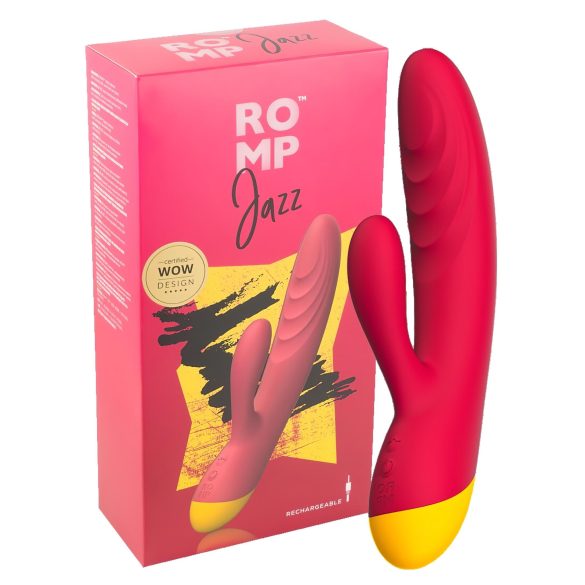ROMP Jazz - Vibrador à prova d'água para ponto G e clitóris (rosa)