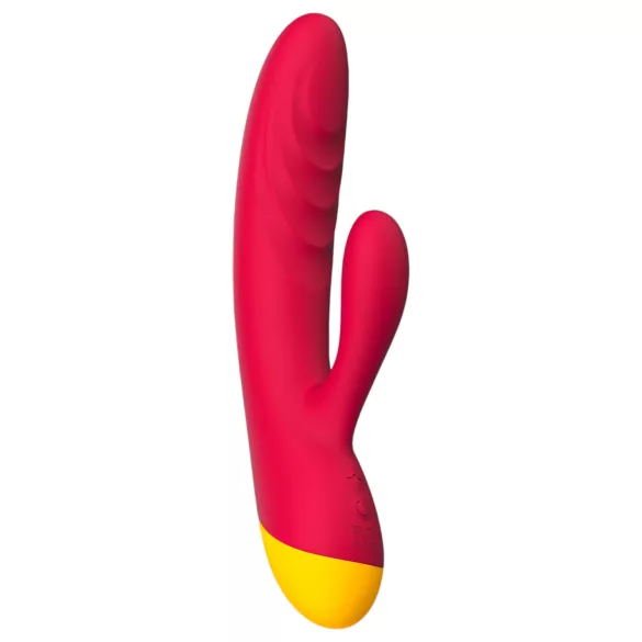 ROMP Jazz - vibrador ponto G com estimulador clitoriano à prova d'água - rosa