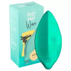   ROMP Wave - vibrador clitóris recarregável à prova d'água - verde