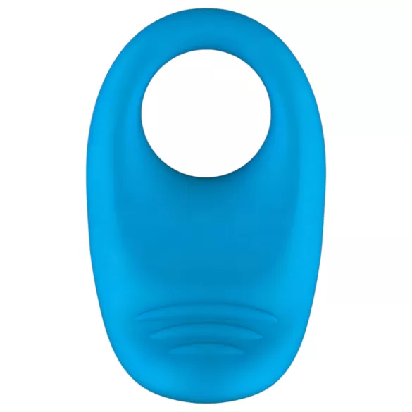 ROMP Juke - anel peniano vibratório à prova d'água - azul