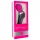 PalmPower Extreme Wand - vibrador varinha recarregável - silicone rosa/preto