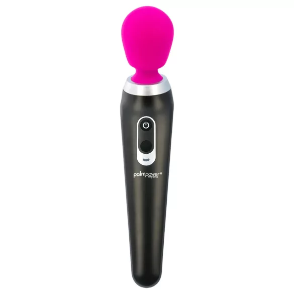 PalmPower Extreme Wand - vibrador varinha recarregável - silicone rosa/preto