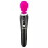 PalmPower Extreme Wand - vibrador varinha recarregável - silicone rosa/preto
