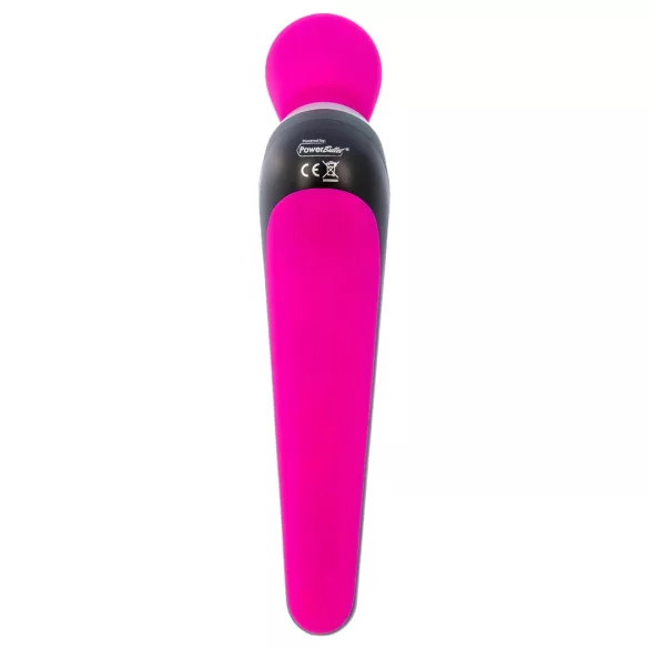 PalmPower Extreme Wand - vibrador varinha recarregável - silicone rosa/preto