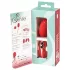 SMILE Love Ball - ovo vibratório recarregável com controlo remoto (vermelho), utilizável durante o uso/vestível