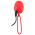 SMILE Love Ball - ovo vibratório recarregável com controlo remoto (vermelho), utilizável durante o uso/vestível
