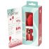 Bola do Amor SMILE - ovo vibratório recarregável com controle remoto (vermelho)