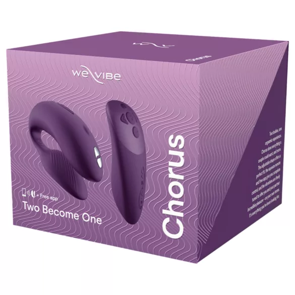 We-Vibe Chorus - vibrador casal recarregável e inteligente (roxo)