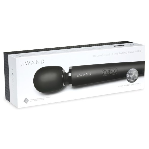 Le Wand Petite - exclusivo massageador vibrador recarregável (preto)