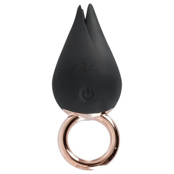 Belou - Vibrador clitoriano à prova d'água recarregável (preto)