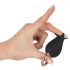 Belou - Vibrador clitoriano à prova d'água recarregável (preto)