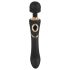 Varinha de Cleópatra - vibrador à prova d'água e recarregável (preto)