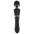 Varinha de Cleópatra - vibrador à prova d'água e recarregável (preto)