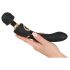 Cleopatra Wand - massageador vibratório recarregável e à prova d'água (preto)