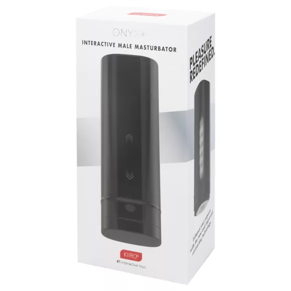 Kiiroo Onyx+ - masturbador masculino interativo - preto