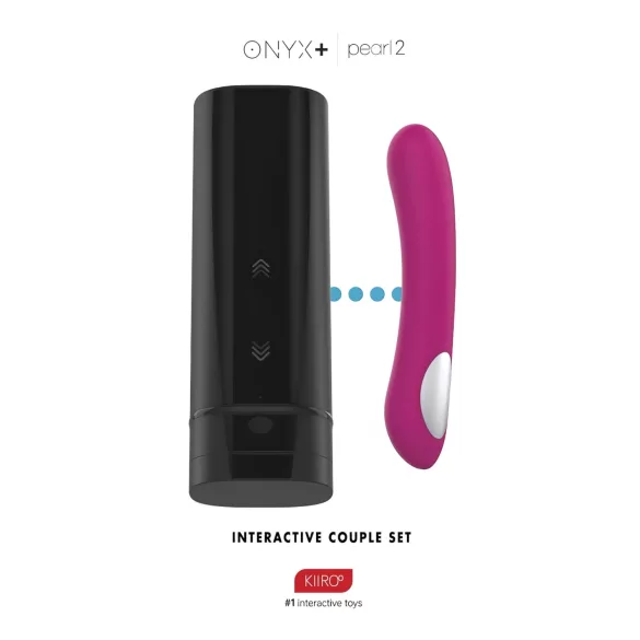 Kiiroo Onyx+ e Pearl 2 - kit casal masturbador masculino e vibrador feminino