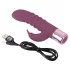 Rabbit Vibe - vibrador ponto G com estimulador clitóris recarregável - roxo