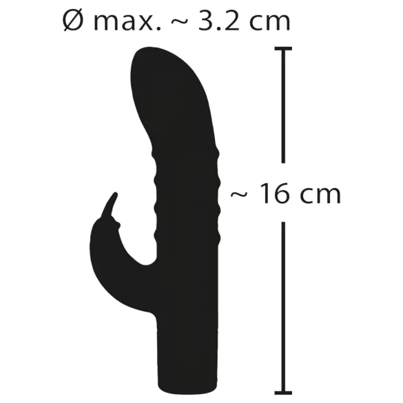 Rabbit Vibe - vibrador ponto G com estimulador clitóris recarregável - roxo
