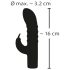 Rabbit Vibe - Vibrador G-ponto com estimulador de clitóris (roxo)