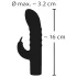 Rabbit Vibe - vibrador ponto G com estimulador clitóris recarregável - roxo