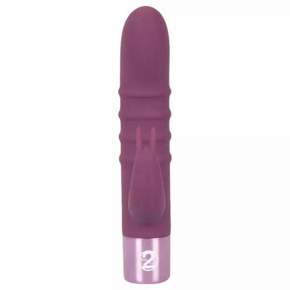 Rabbit Vibe - vibrador ponto G com estimulador clitóris recarregável - roxo