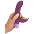 Rabbit Vibe - vibrador ponto G com estimulador clitóris recarregável - roxo