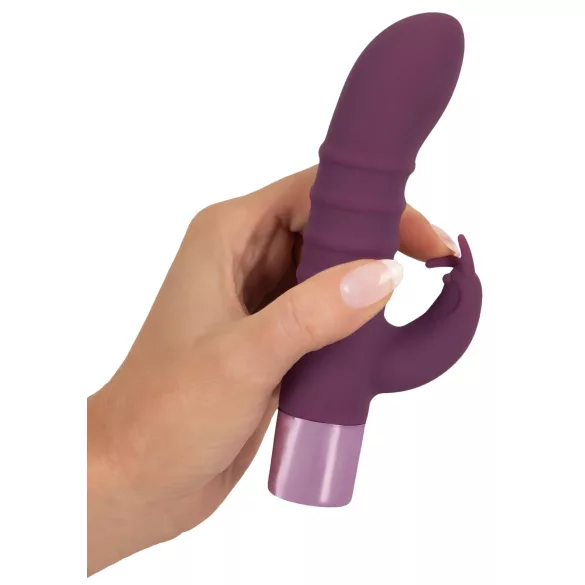Rabbit Vibe - vibrador ponto G com estimulador clitóris recarregável - roxo