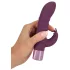 Rabbit Vibe - vibrador ponto G com estimulador clitóris recarregável - roxo