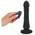 Black Velvets - vibrador anal recarregável com movimento de impulso (preto)