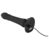 Black Velvets - vibrador anal recarregável com movimento de impulso (preto)