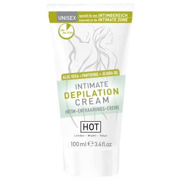 HOT Intimate - creme depilatório íntimo com espátula 100ml