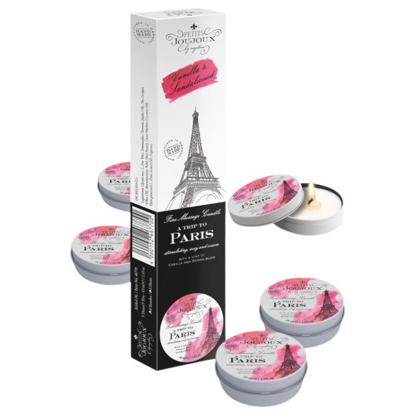 Petits Joujoux Paris - Vela de Massagem Baunilha-Sândalo (5x43ml)