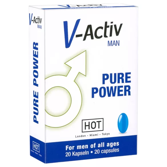 V-Active - suplemento alimentar cápsulas para homens - 20 unidades