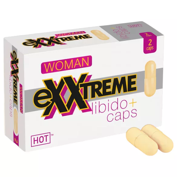 Hot exxtreme - suplemento libido feminino - cápsulas (2 unidades)