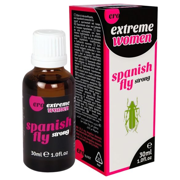 Gotas Afrodisíacas Hot Spanish Fly Extrame para Mulheres (30ml)