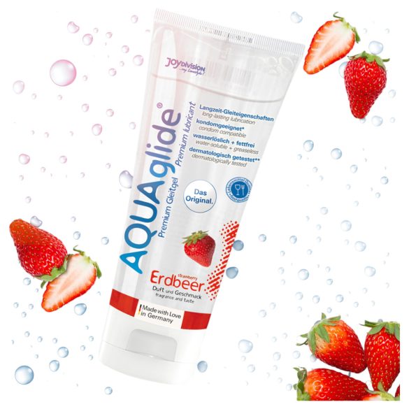 AQUAglide - lubrificante à base de água - morango (100ml)