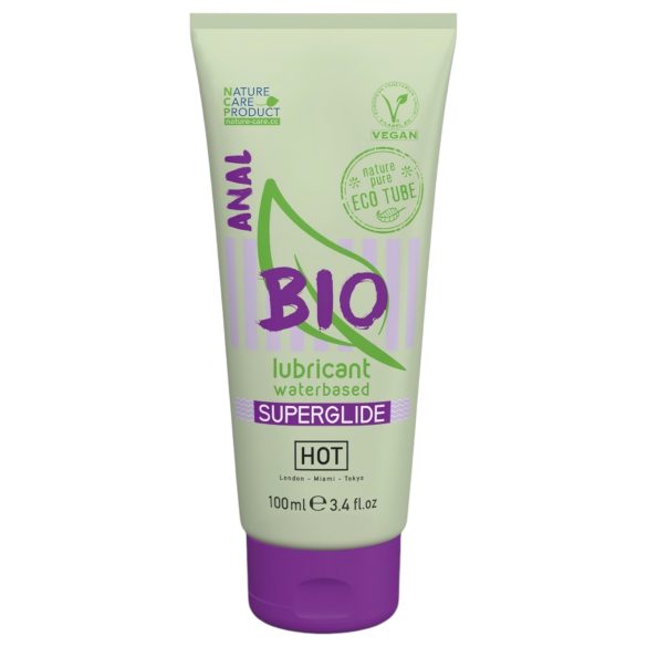 HOT BIO Superglide Anal - lubrificante anal vegano à base de água (100ml)
