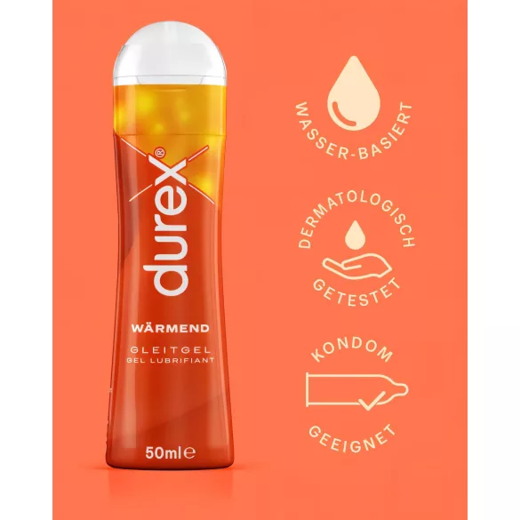 Durex - gel lubrificante íntimo efeito calor - 50ml