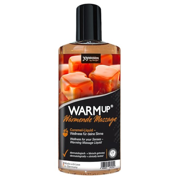 JoyDivision WARMup - óleo de massagem aquecedor - caramelo (150ml)