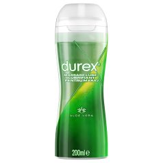 Durex 2 em 1 óleo de massagem - Aloe Vera (200ml)