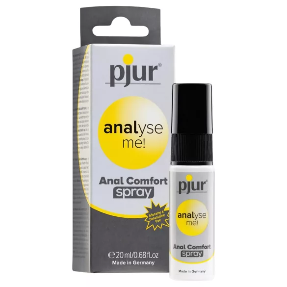 pjur analise me! - spray lubrificante anal - cuidado íntimo - 20ml
