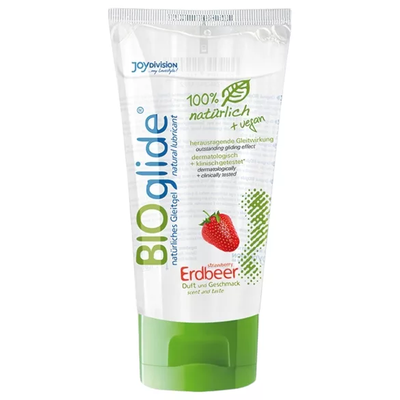 BIOglide - lubrificante à base de água - sabor morango - 80ml