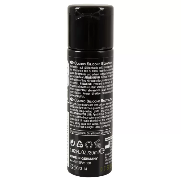 EROS - lubrificante íntimo 2 em 1 - silicone - 30ml