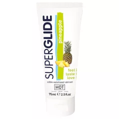HOT - lubrificante comestível sabor abacaxi - 75ml