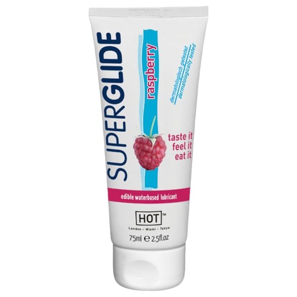 HOT Superglide Framboesa - Lubrificante Comestível (75ml)