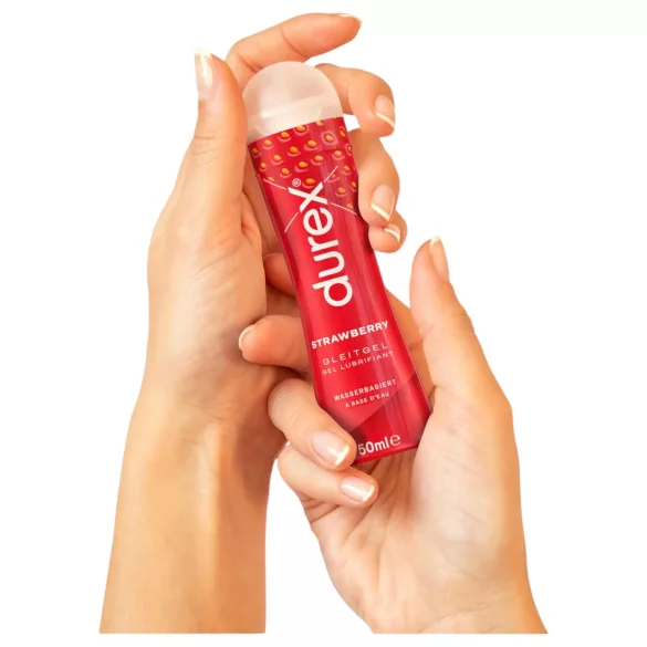 Durex - lubrificante com sabor morango - 50ml