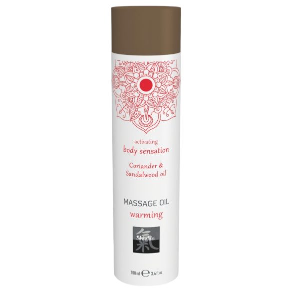Óleo de Massagem Shiatsu Aquecido - Coentro e Sândalo 100ml